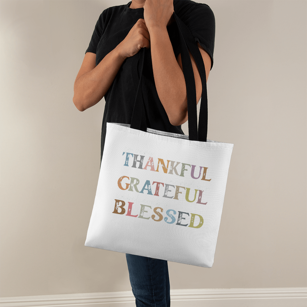 Thankful, Grateful, Blessed | Classic Tote Bag