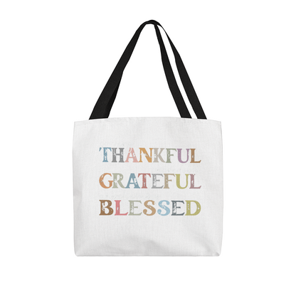Thankful, Grateful, Blessed | Classic Tote Bag