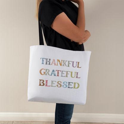 Thankful, Grateful, Blessed | Classic Tote Bag