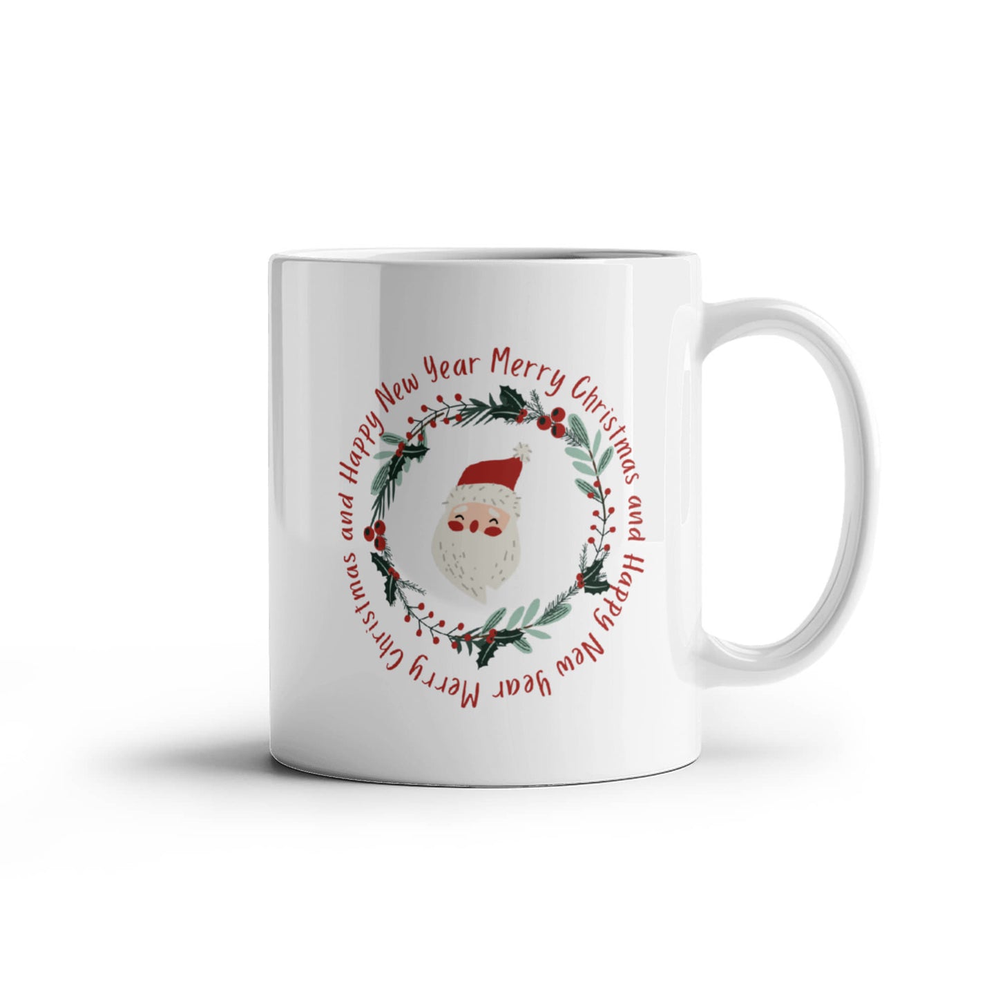 Merry Christmas & Happy New Year | White Ceramic Mug