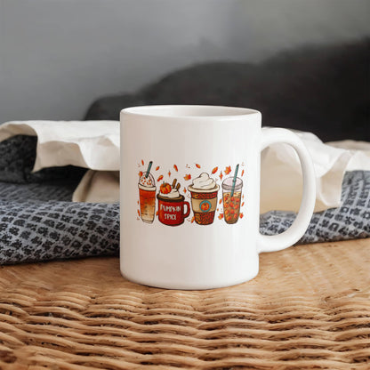 Pumpkin Coffee | White Ceramic Mug