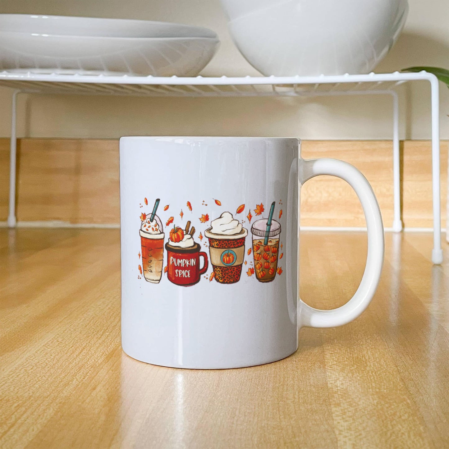 Pumpkin Coffee | White Ceramic Mug